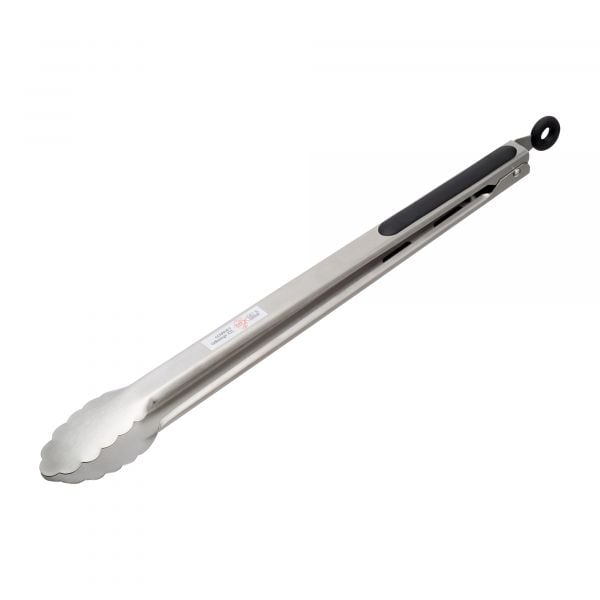 KH Security XXL Barbecue Tongs silver colored