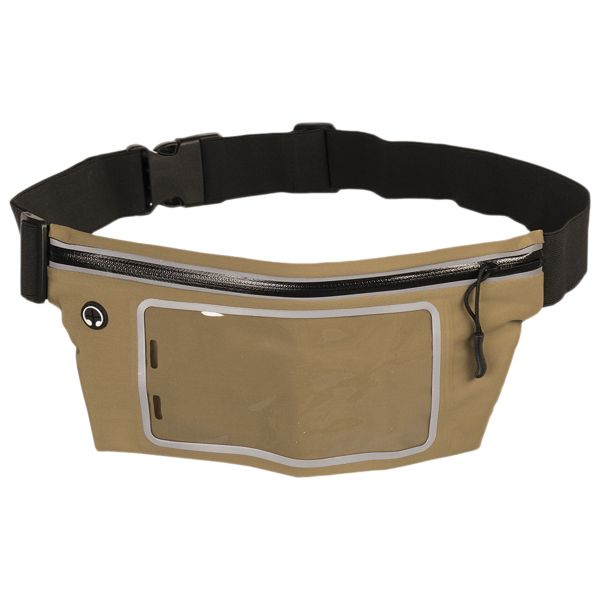 Waist Pouch Lycra with Transparent Window olive