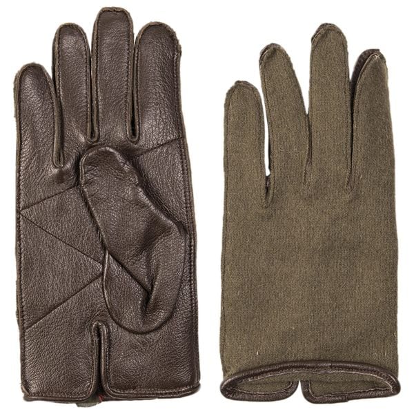 French Leather/Wool Gloves US Type Like New