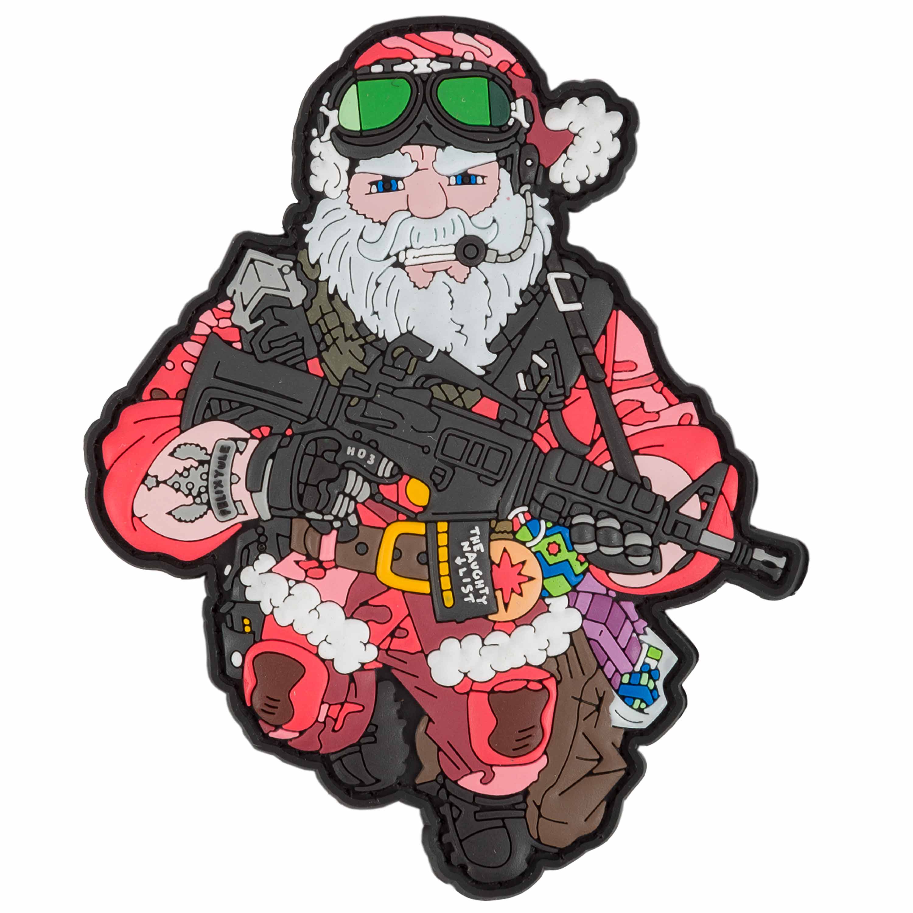 Krampus PVC GITD Morale Patch Tactical Outfitters Christmas xmas Santa Claus 