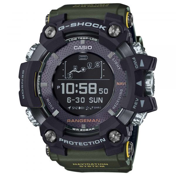 Casio Watch G-Shock Rangeman GPR-B1000-1BER black/olive