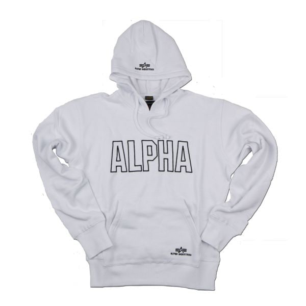 Sweatshirt Alpha Track Hoody white