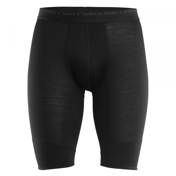Aclima Under Pants LightWool Long Shorts jet black