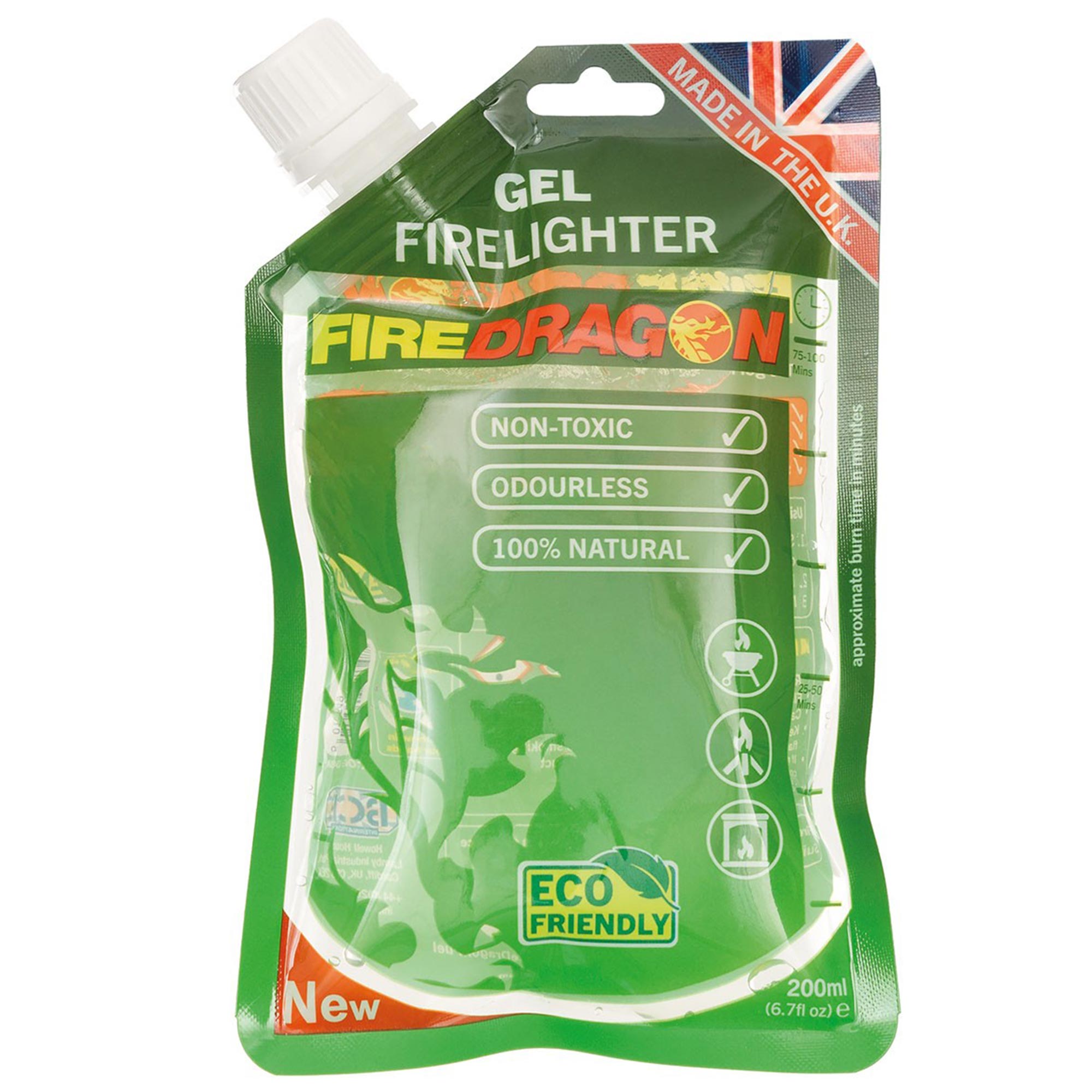 Fire Dragon Fuel x12 British Army Fire Lighter Camping Fuel All Weather Matches