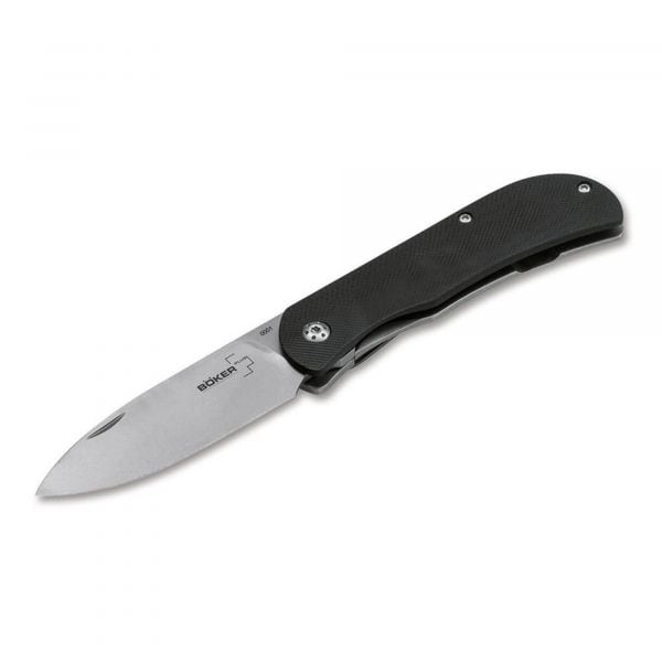 Böker Plus Pocket Knife Exskelibur II Framelock Steel black