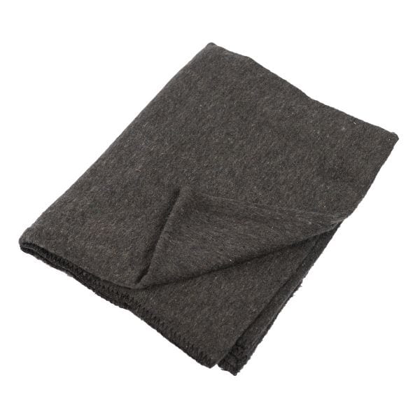 Norwegian Wool Blanket Like New dark gray