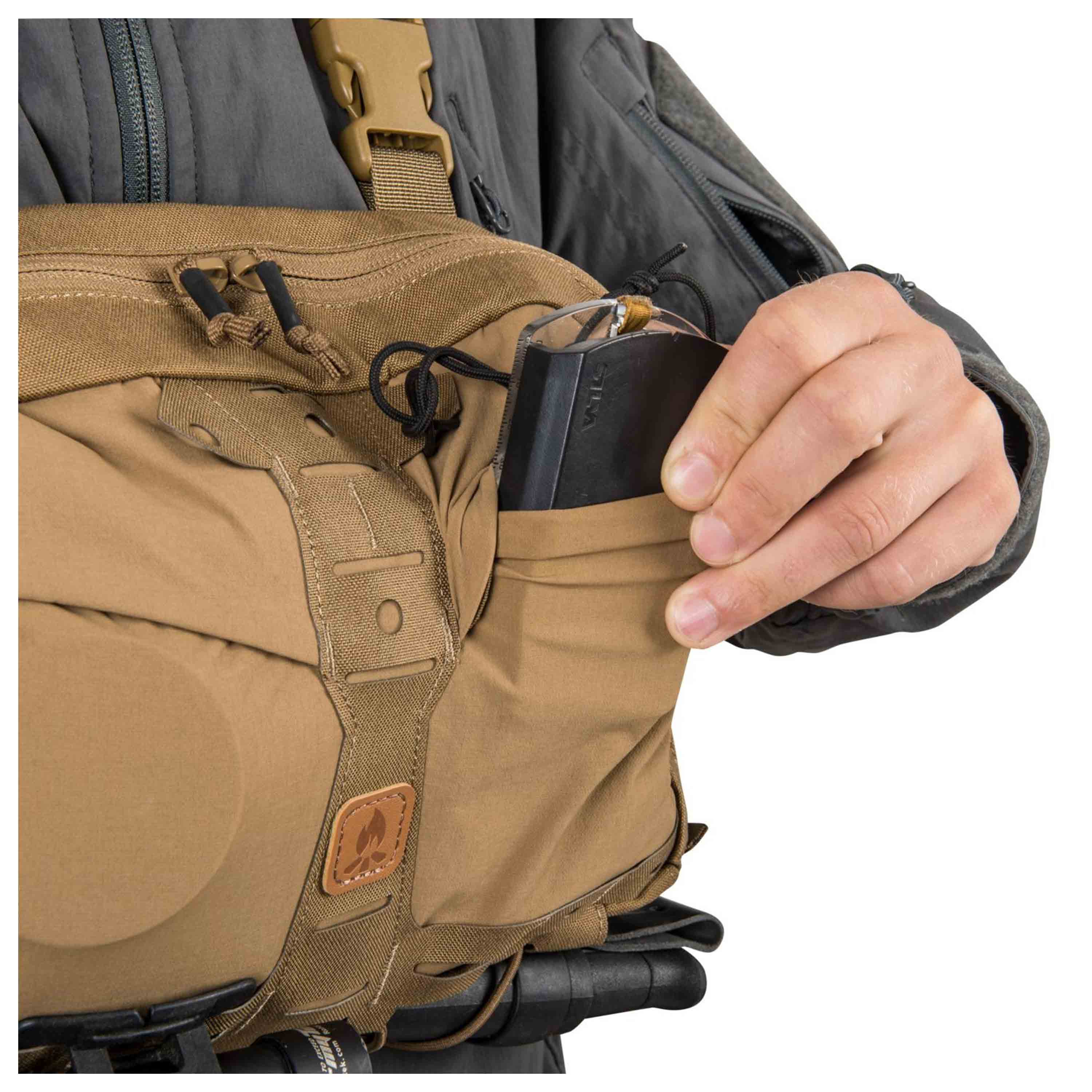 Purchase the Helikon-Tex Pouch Chest Pack Numbat green by ASMC