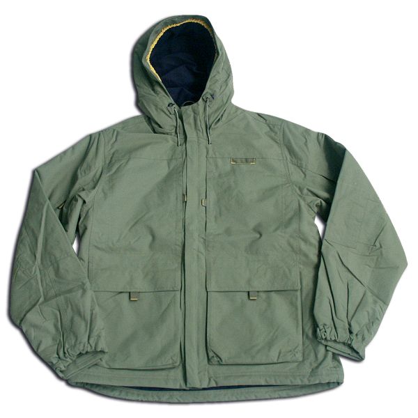 US Army hooded jacket oliv