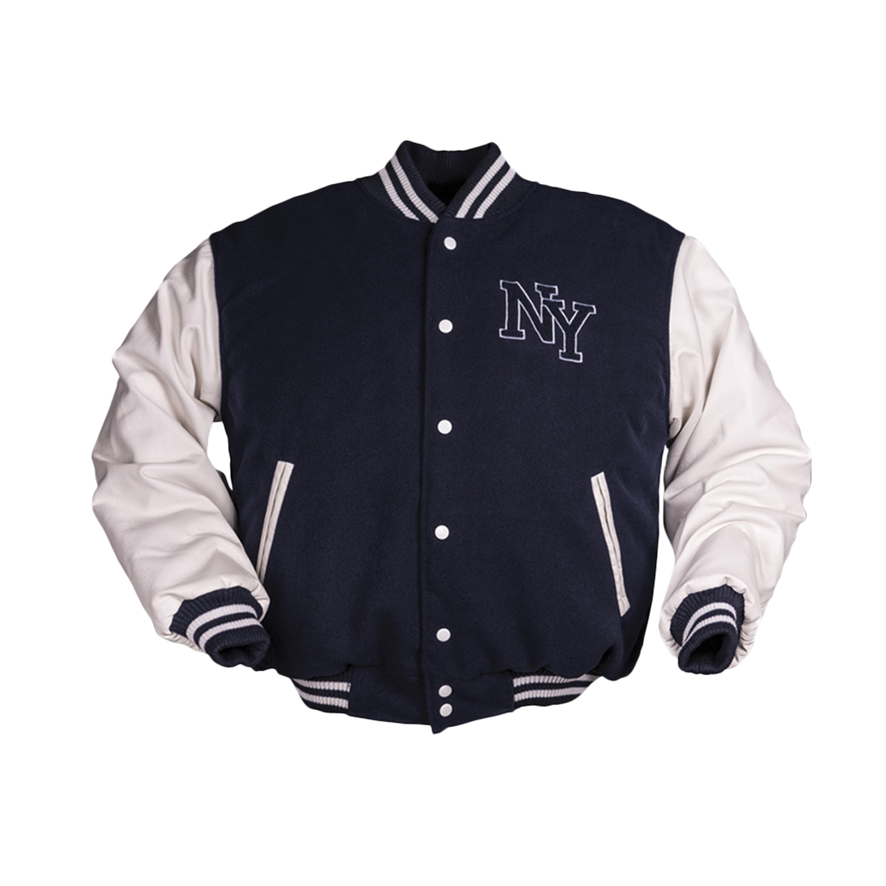 NY Baseball Jacket navy blue/white | NY Baseball Jacket navy blue/white ...