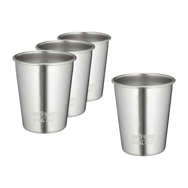 Klean Kanteen Pint Cup Brushed Stainless 295 ml 4-Pack