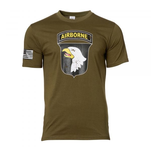 Fostex Garments T-Shirt USA 101st Airborne olive