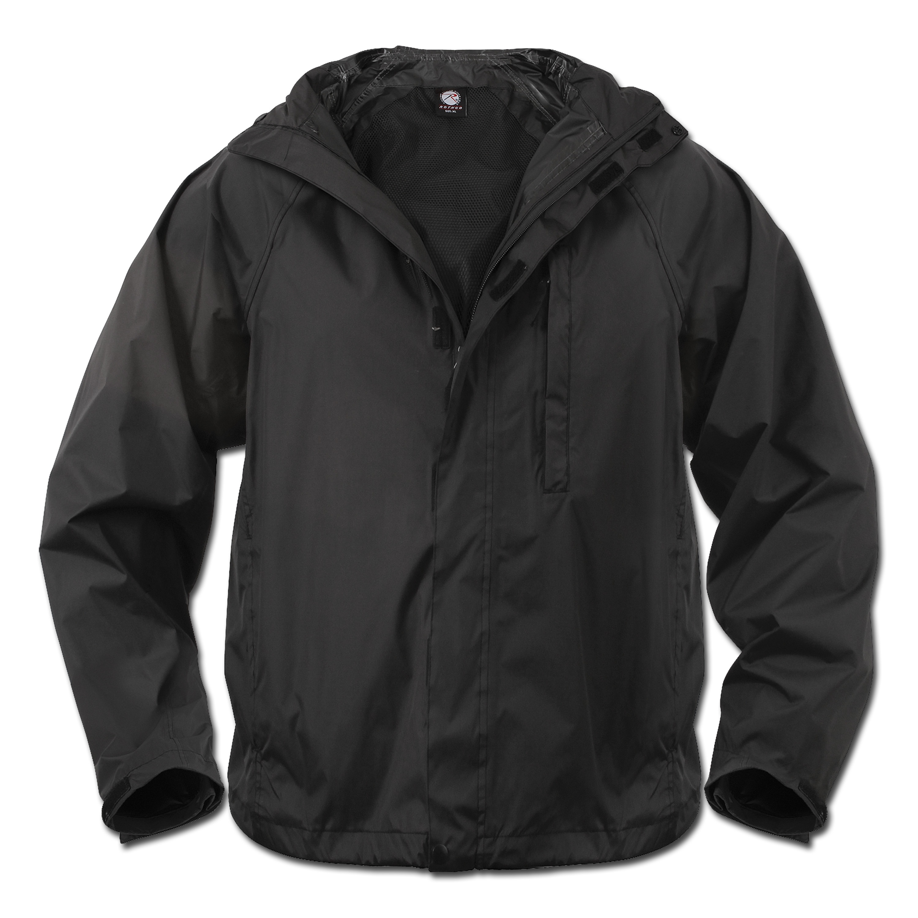 Mens packable waterproof jacket