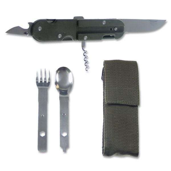MFH Pocket Knife with Cutlery and Tools
