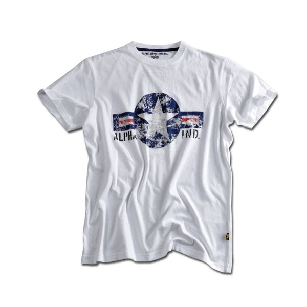 T-Shirt Alpha USAF white