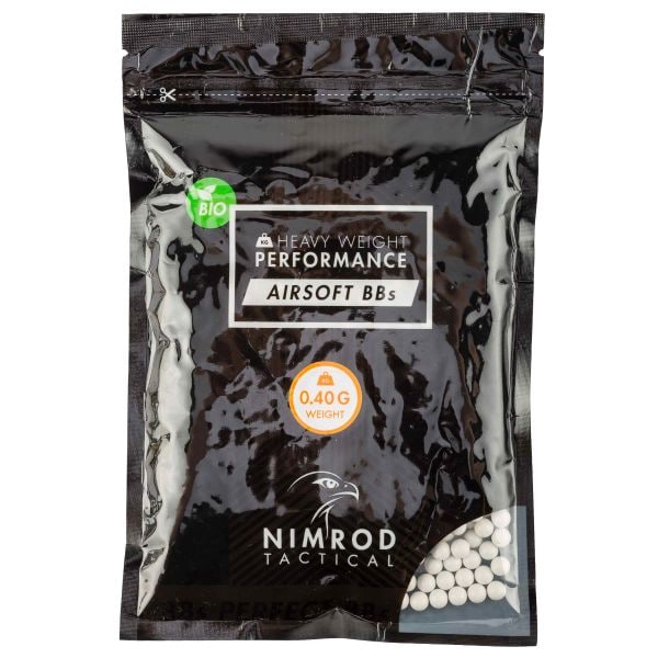 Nimrod Airsoft Bio BBs 0.40g Professional Performance 1000 Shot