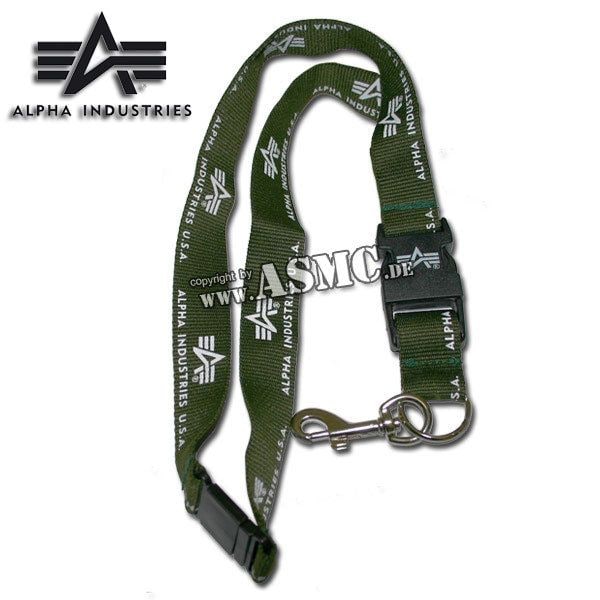 Lanyard with Keychain Alpha olive