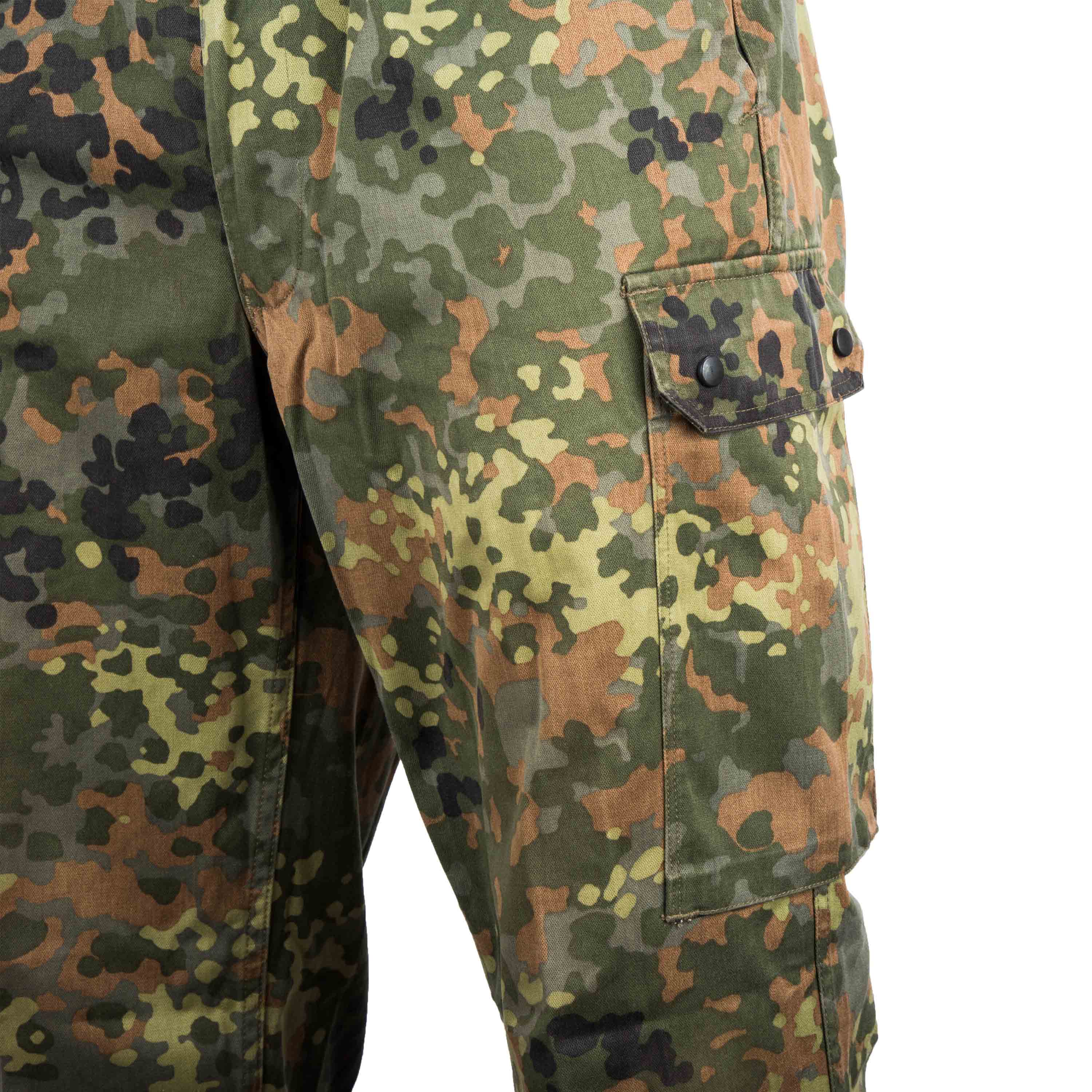 Original German Army Flecktarn Camo Combat Trousers Size 30 Short 