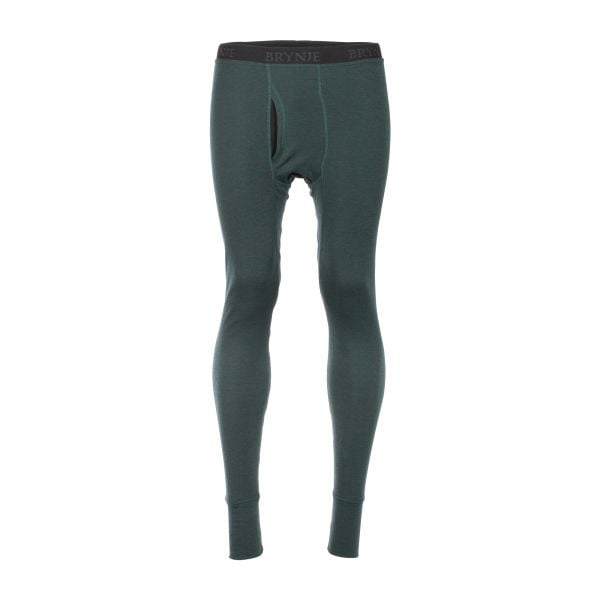 Brynje Thermo pants Arctic Double Long with fly olive