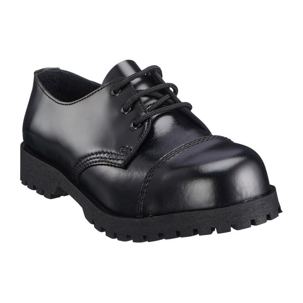 Boots & Braces Low Shoe 3-Hole black
