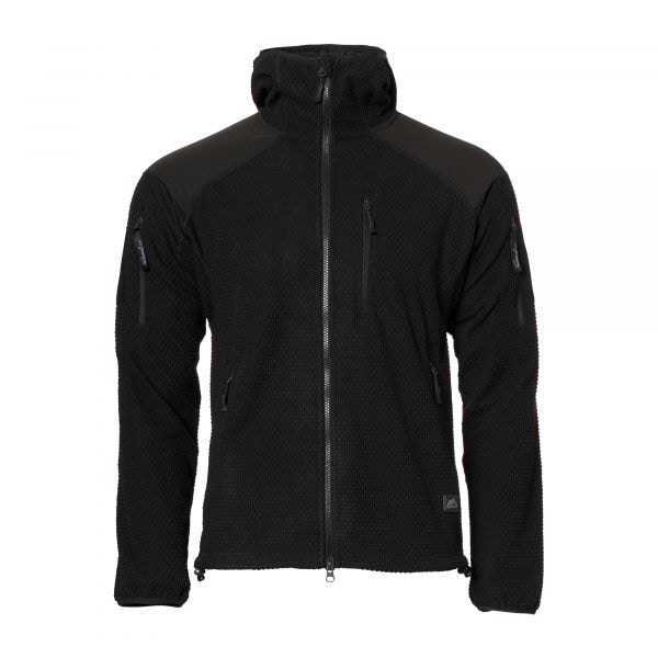 Helikon-Tex Jacket Alpha Hoodie Grid Fleece black | Helikon-Tex Jacket ...