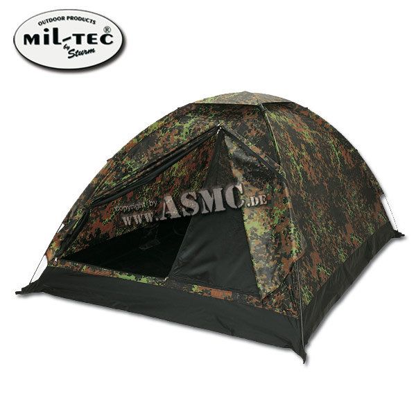 Mil-Tec Three-Man Tent Igloo Standard flecktarn