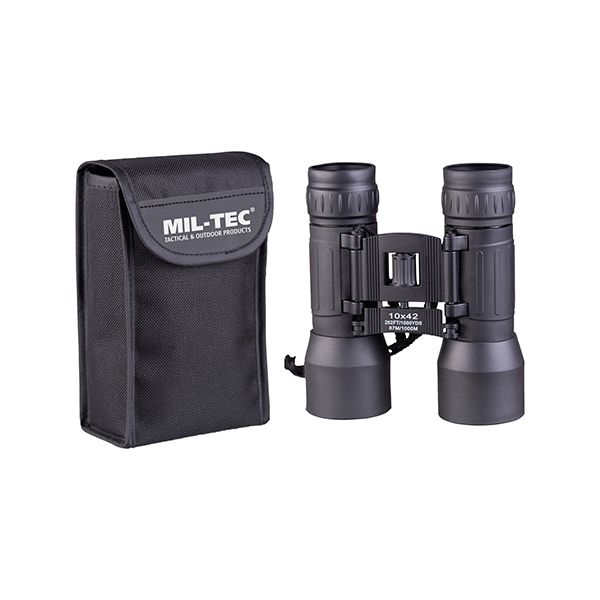 Mil-Tec Foldable Binoculars 10x42 black