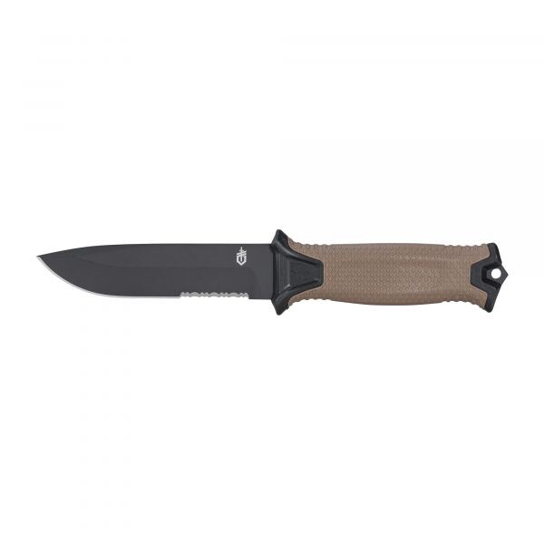 Gerber Survival Knife StrongArm Serrated coyote