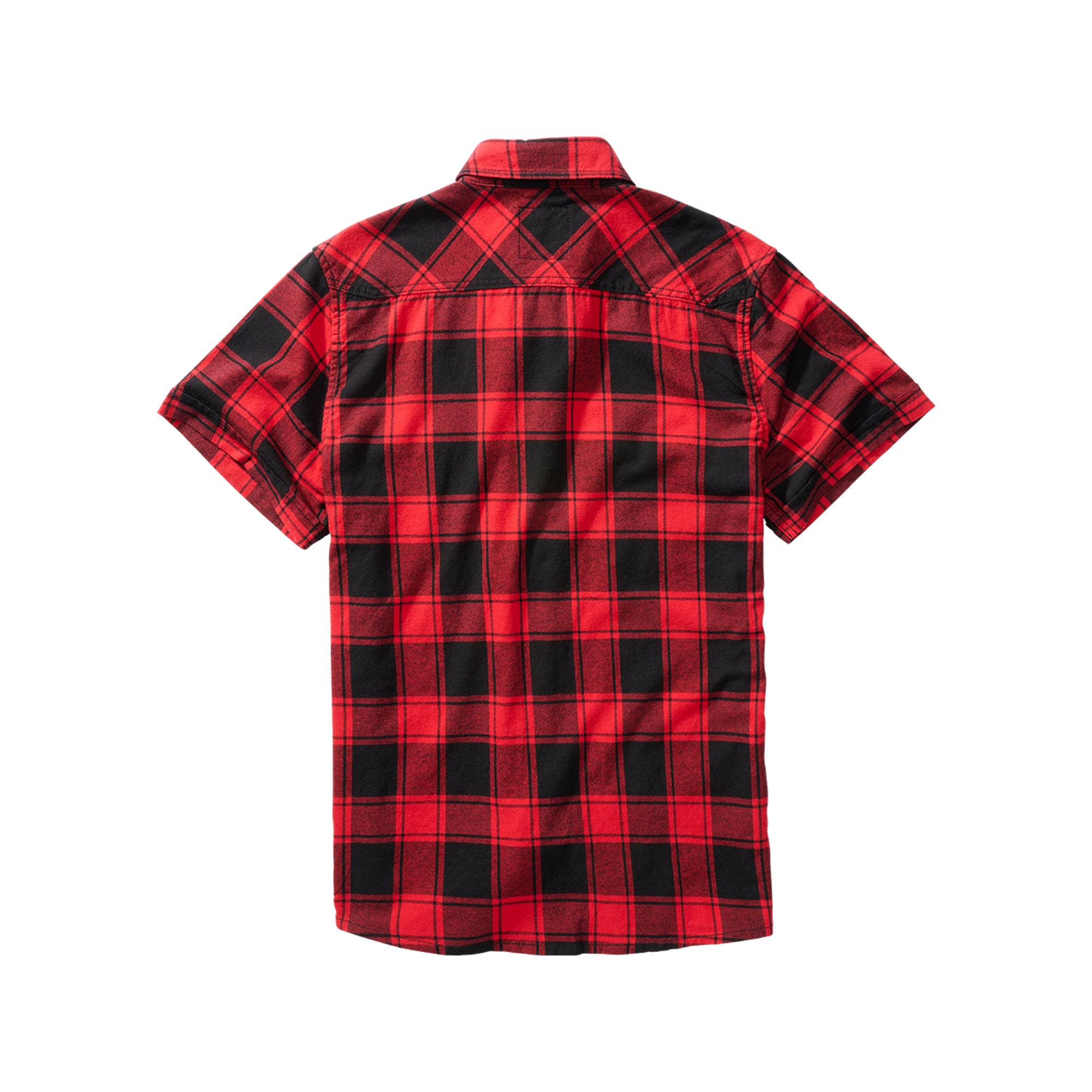 ASMC the Brandit Half Shirt Check by Purchase Sleeve red/black