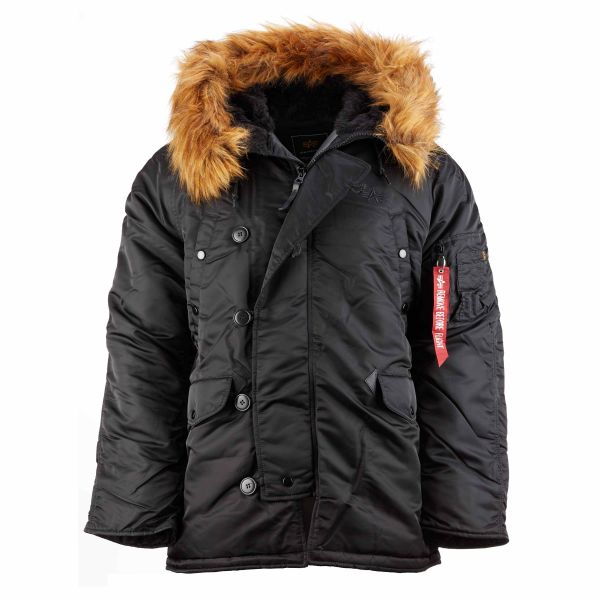 Purchase the Alpha Industries N3B Parka black by ASMC