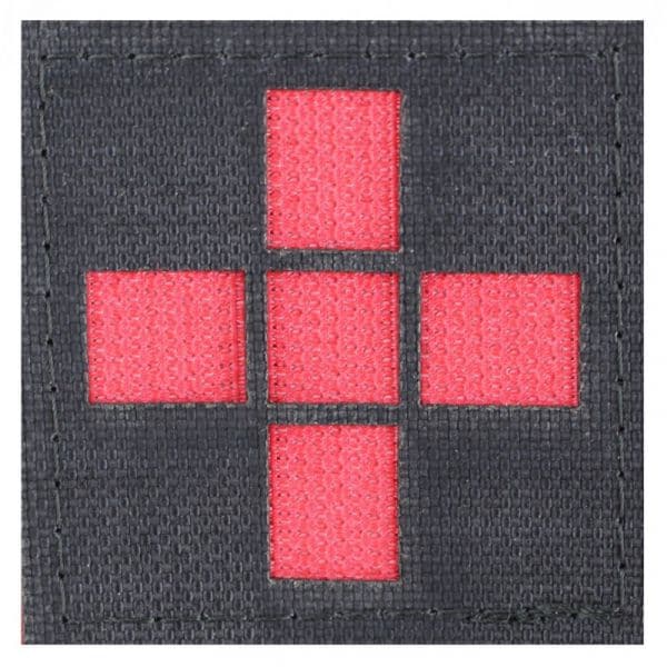 Zentauron Patch Red Cross Large black/red