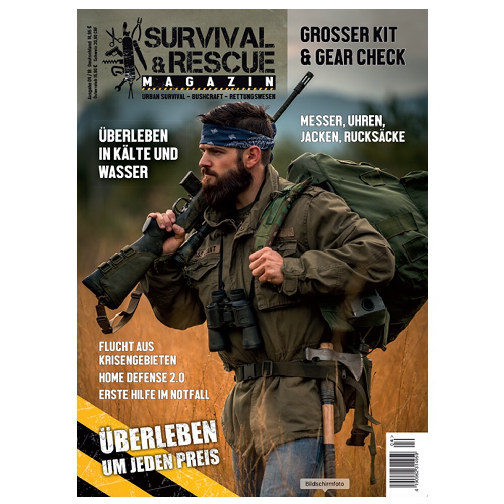 Survival & Rescue Magazin 04/2018 Überleben um jeden Preis Prepper Desaster NEU 