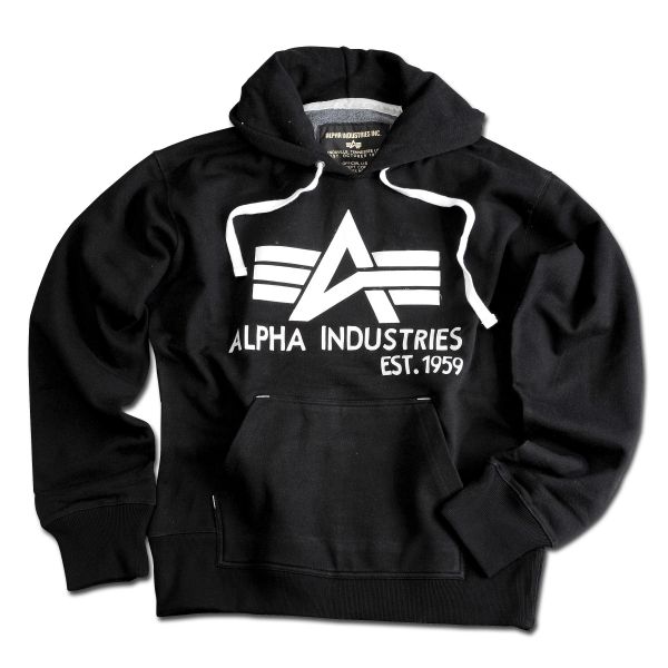 Alpha Industries Sweatshirt Big A Hoody black