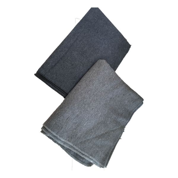 Wool Blanket 150 x 220 gray