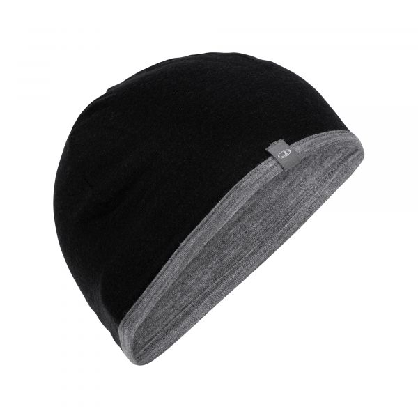 Icebreaker Beanie Pocket Hat black gritstone heather