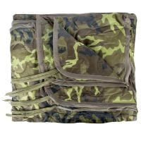 PONCHO LINER COUVERTURE MATELASSEE 210 X 150 CM CAMOUFLAGE WOODLAND