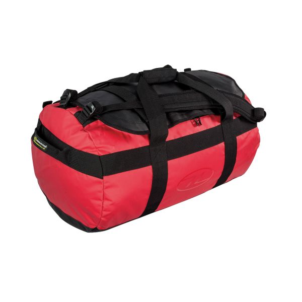Highlander Spash Resistant Duffle Bag 65L red