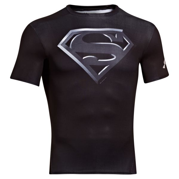Under Armour Shirt Alter Ego Superman black