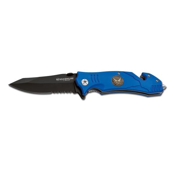 Magnum Knife Air Force Rescue blue