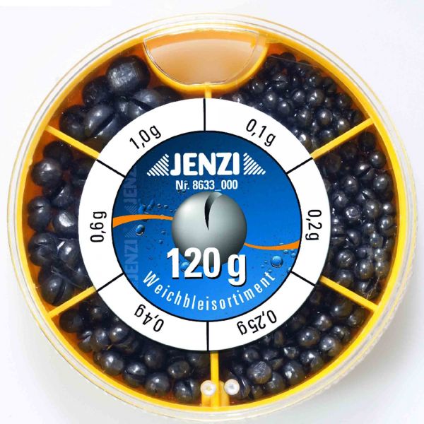 Jenzi Lead Split-Shot Sinker Can 120 g