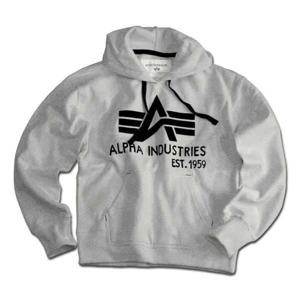 Alpha Industries Sweatshirt Big A Hoody gray