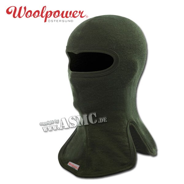 Woolpower Face Mask 400 olive