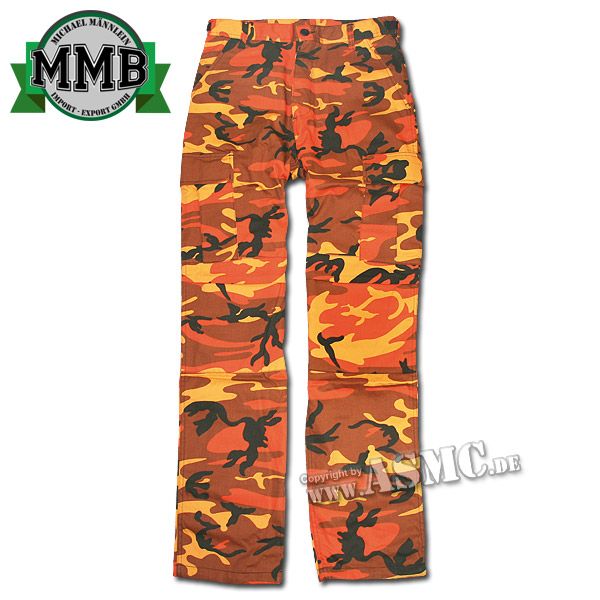 Fieldpants BDU Style MMB orange camo