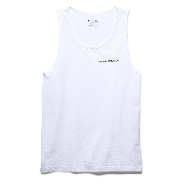 Under Armour Tank-Top Charged Cotton white/gray