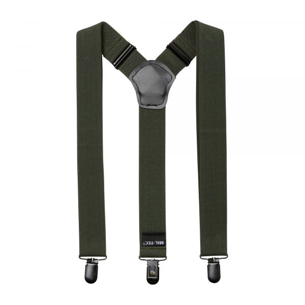 Suspenders with Clips olive