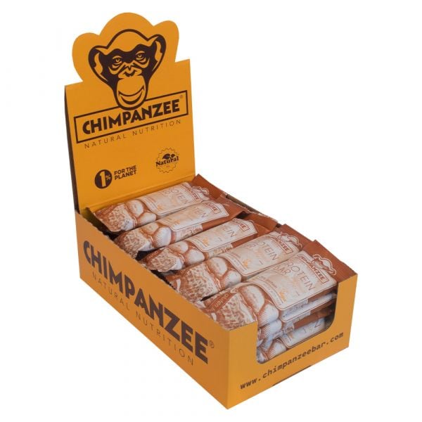 Chimpanzee Bar Organic Protein Bar Peanut Butter 25-Pack
