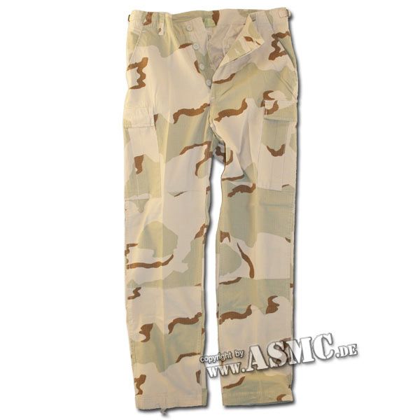 Pants BDU Style desert Ripstop washed