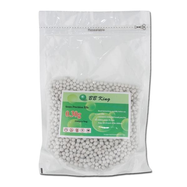 Airsoft BBs BB-King 6 mm 2.500 Pieces 0.30 g white