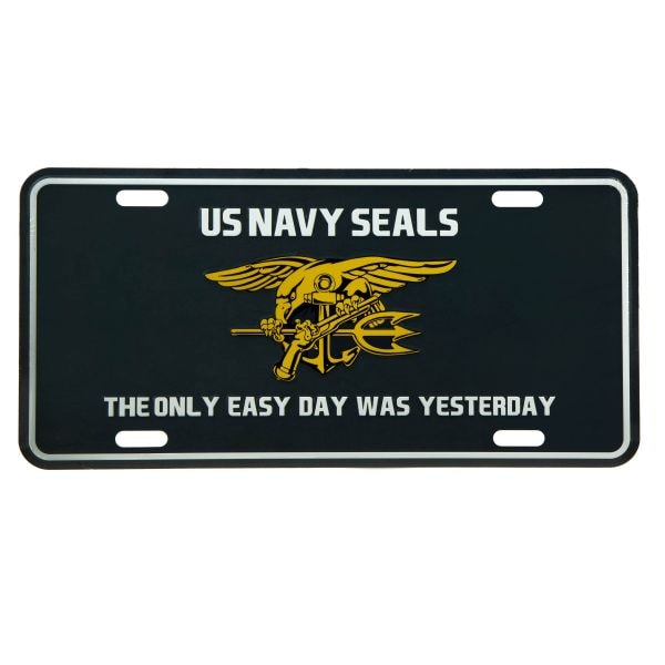 101 Inc. License Plate US Navy Seals