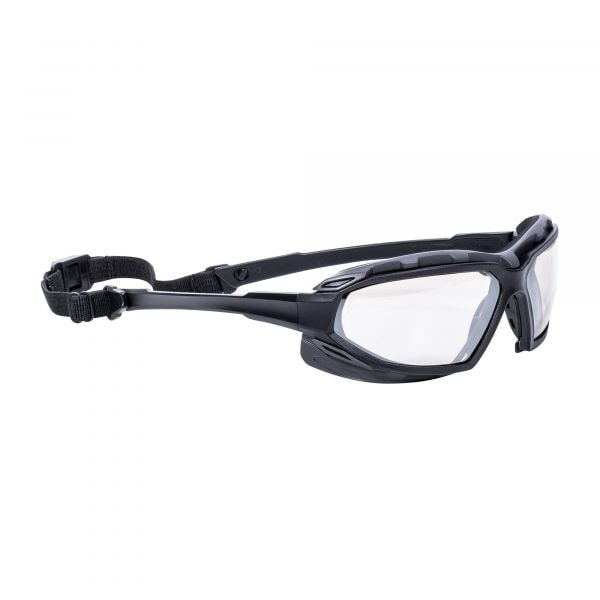Pyramex Safety Glasses Highlander Plus Clear Glasses black