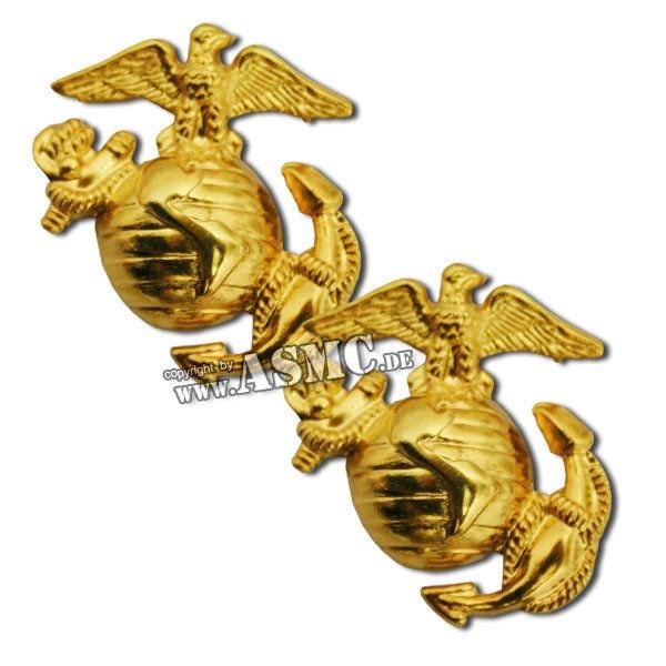 USMC Collar Insignia gold